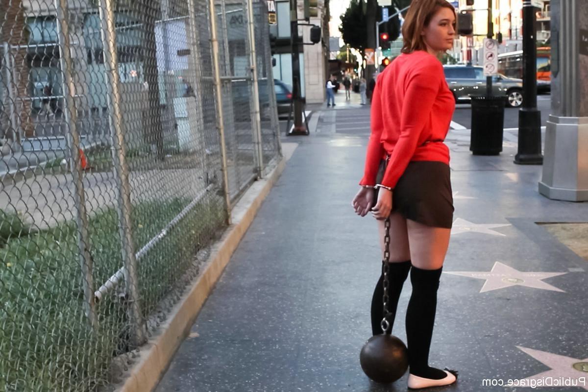 24P Girl Next Store Shocked &amp;amp; Bound in Public, Ass Fucked!