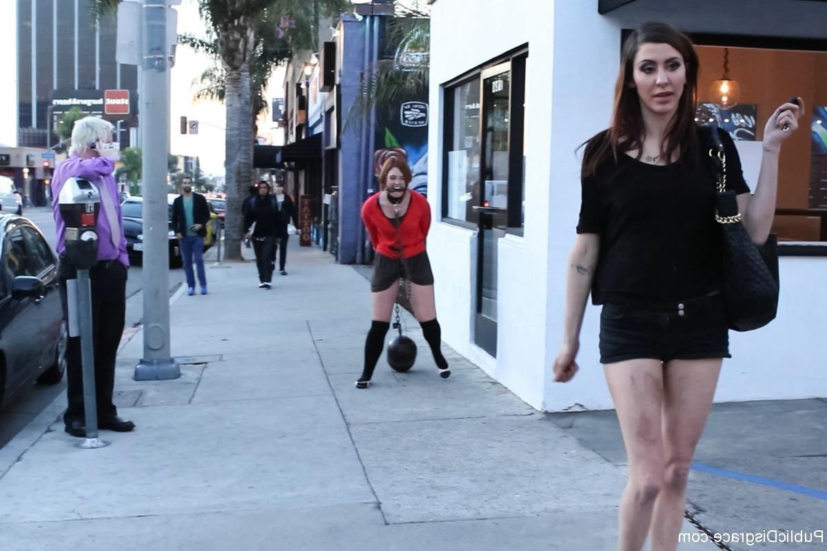 24P Girl Next Store Shocked &amp;amp; Bound in Public, Ass Fucked!