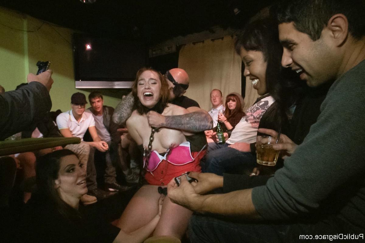 24P Girl Next Store Shocked &amp;amp; Bound in Public, Ass Fucked!