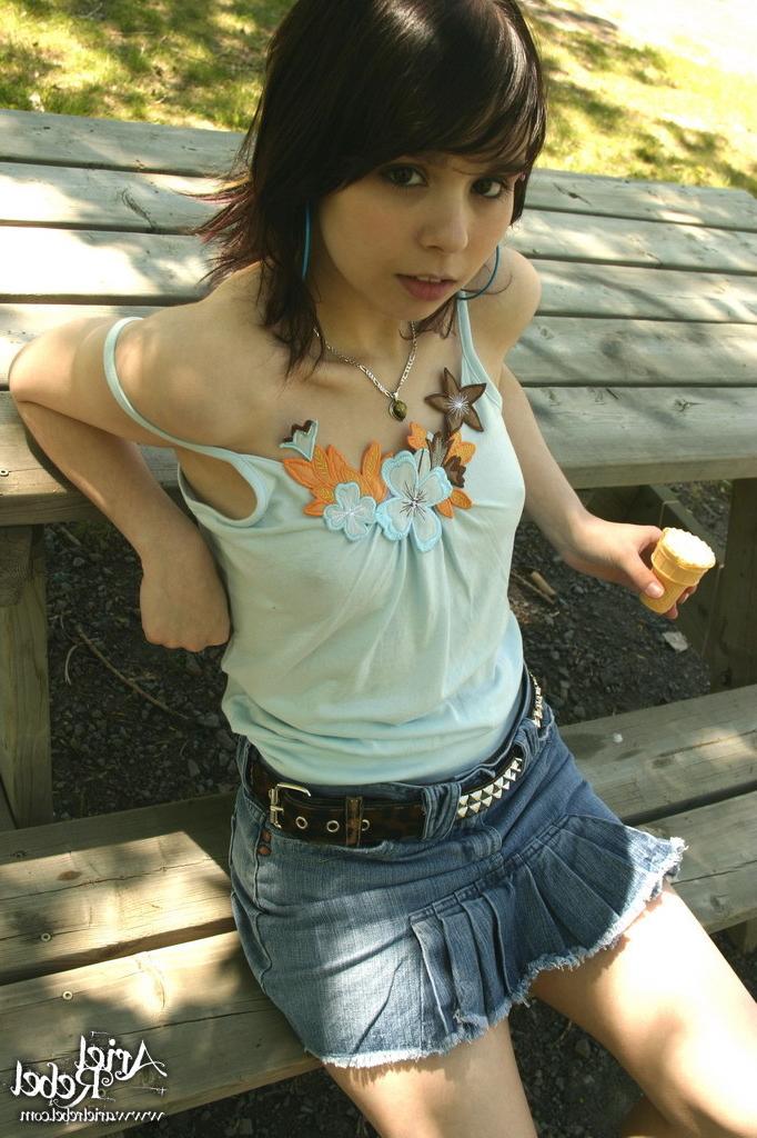 16P Teen licks ice cream