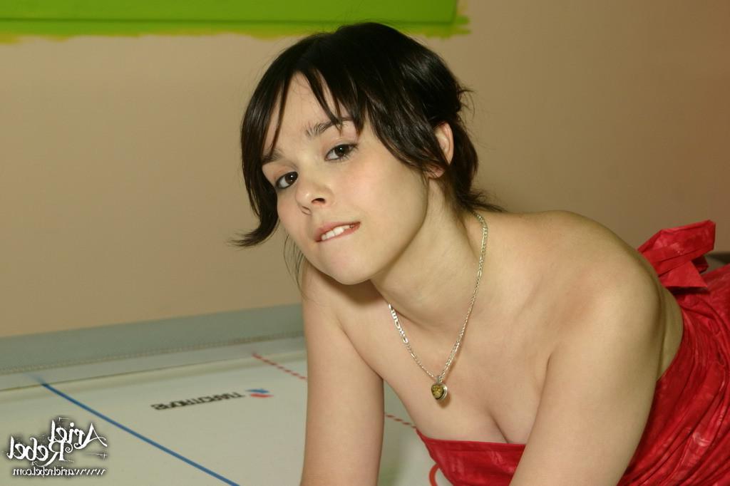 16P Short dress teen teasing