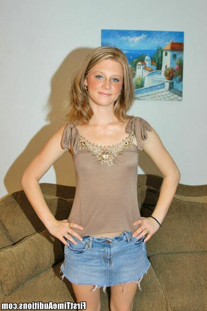 15P Hot brunnette first timer gives up the ass in her interview