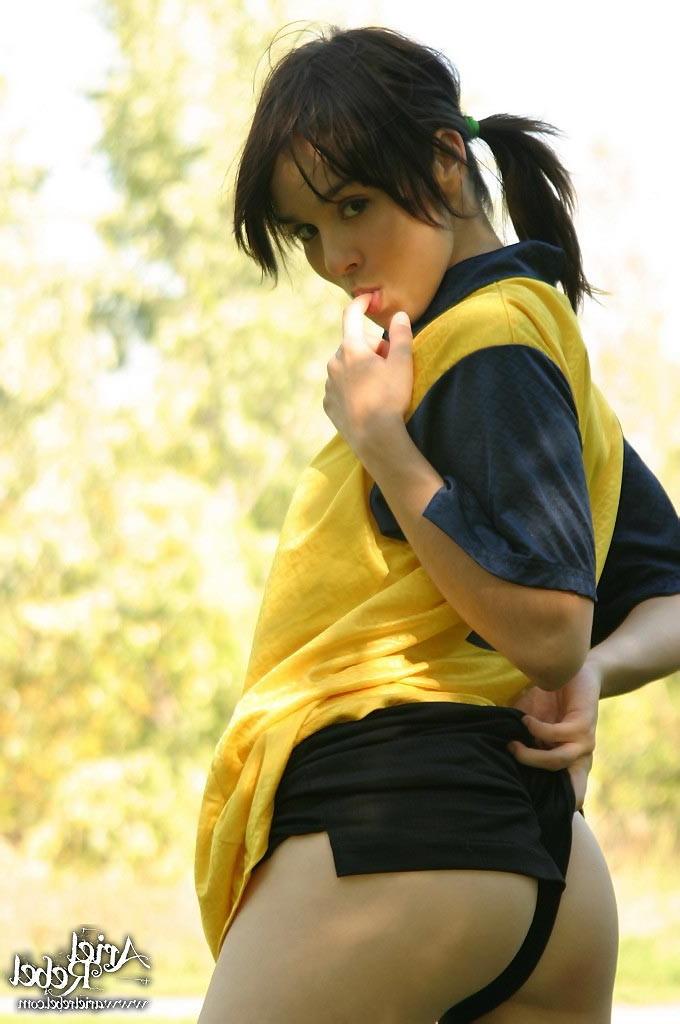 15P Rebel cutie plays soccer!