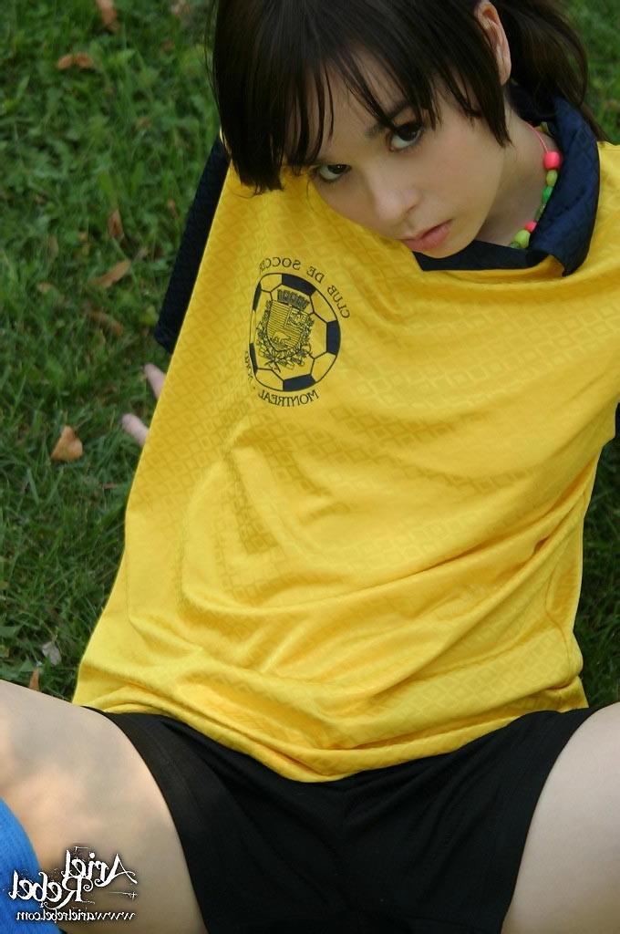 15P Rebel cutie plays soccer!