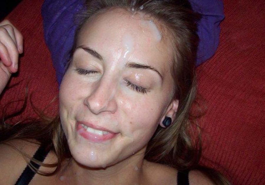 15P Real amateur girlfriends taking messy cumshots
