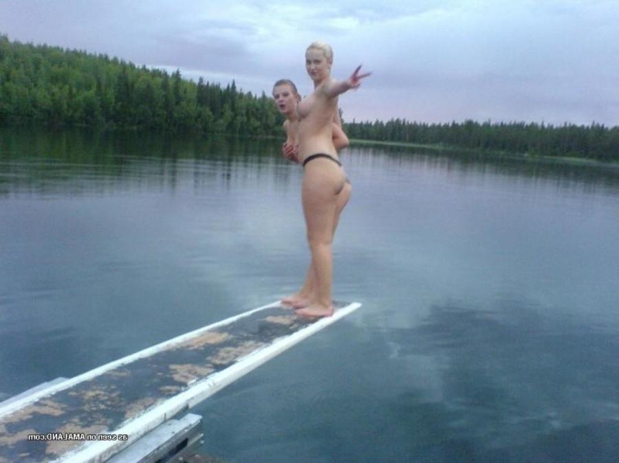 12P Gallery of naughty swedish lesbian teens skinnydipping