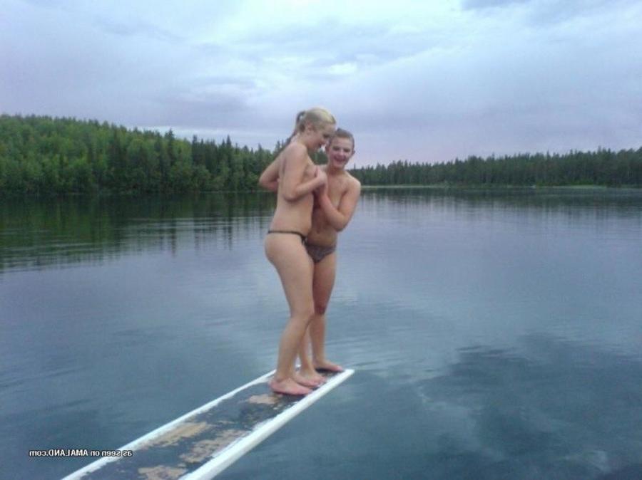 12P Gallery of naughty swedish lesbian teens skinnydipping