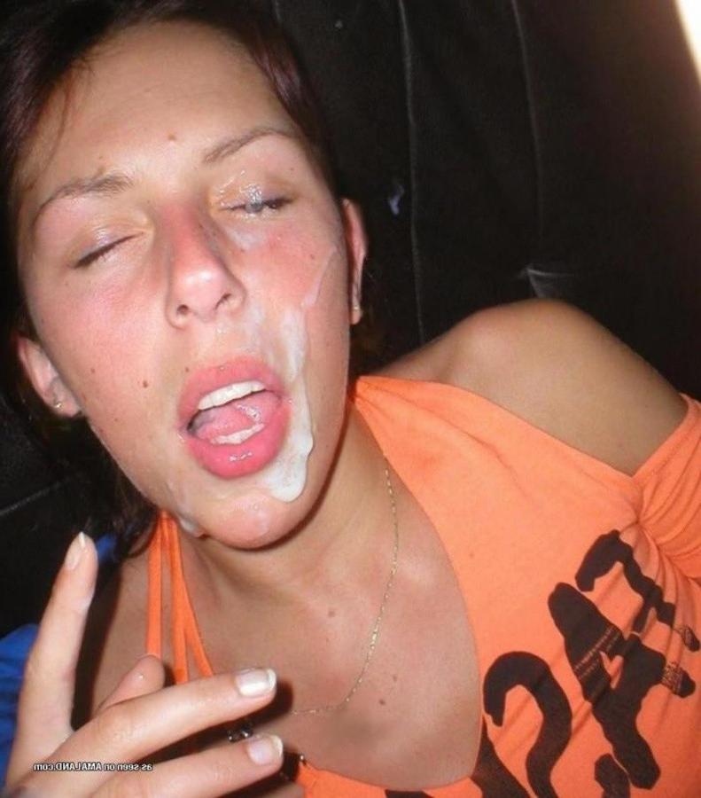 10P Selection of naughty amateur chicks loving some messy cum