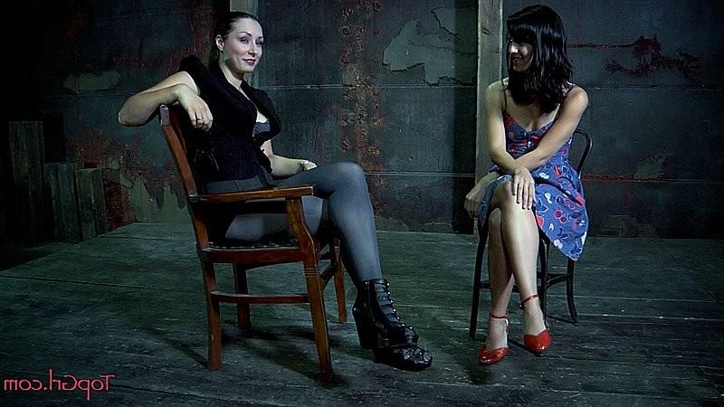16P Elise bound in rope getting hot and horny with lezdom Sister Dee