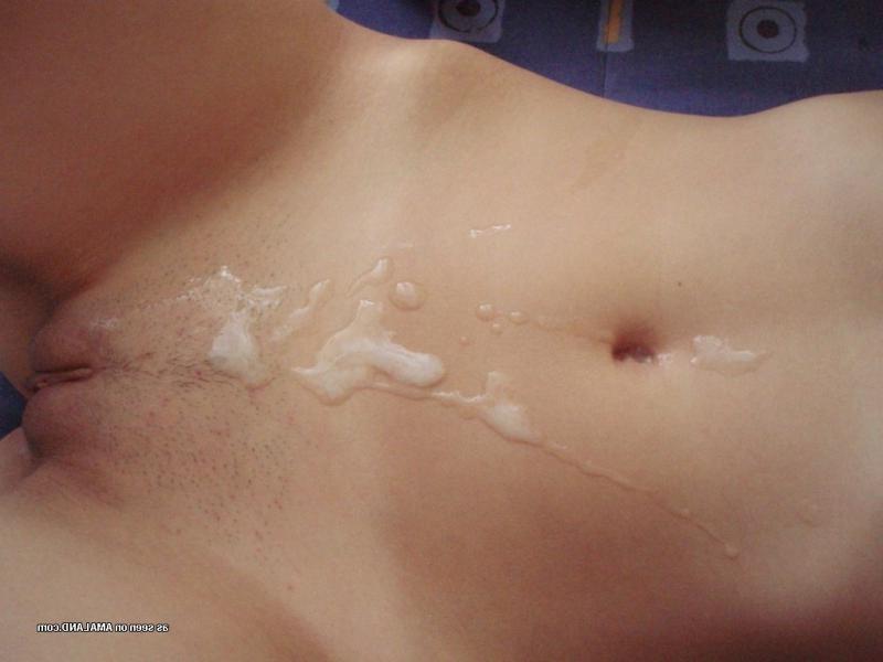 15P Naughty amateur girlfriends taking messy cumshots