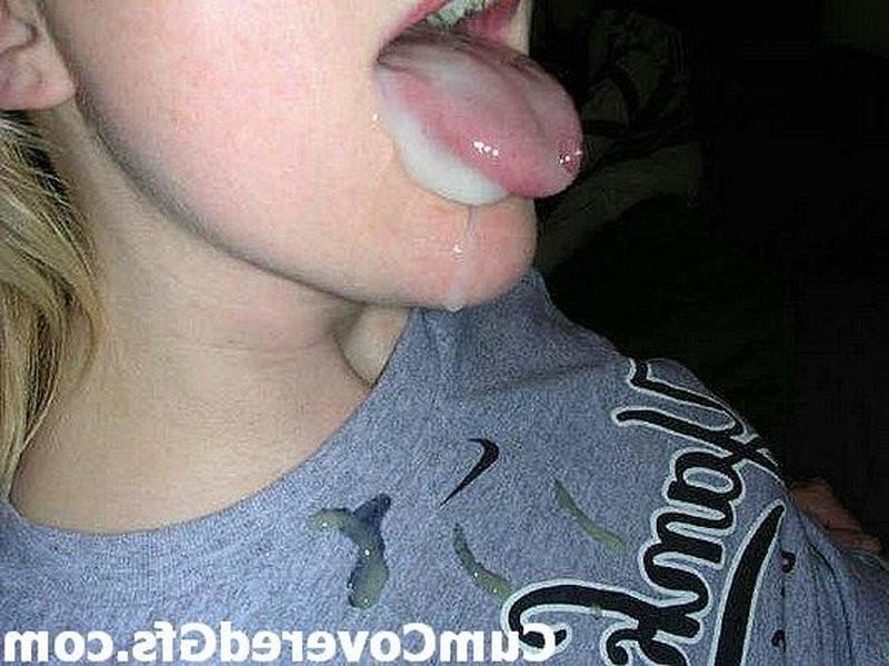 16P Real amateur teen ex girlfriends get pretty faces covered in cum