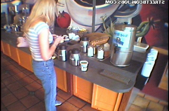 15P Tasty little blonde sucks a banana then geetting banged by real cock