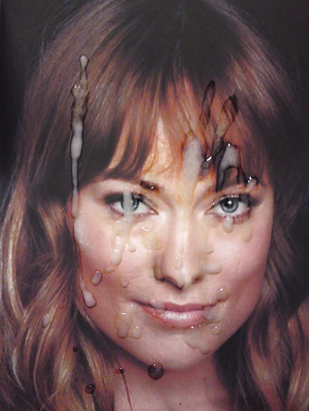 25P OLIVIA WILDE Get a lot of Cum in her Yummy Face by SBLIGHTER