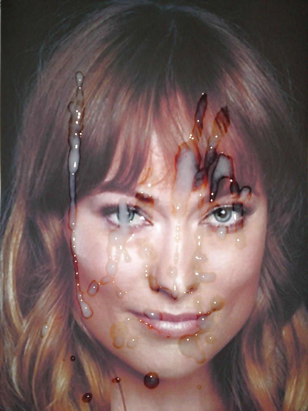 25P OLIVIA WILDE Get a lot of Cum in her Yummy Face by SBLIGHTER