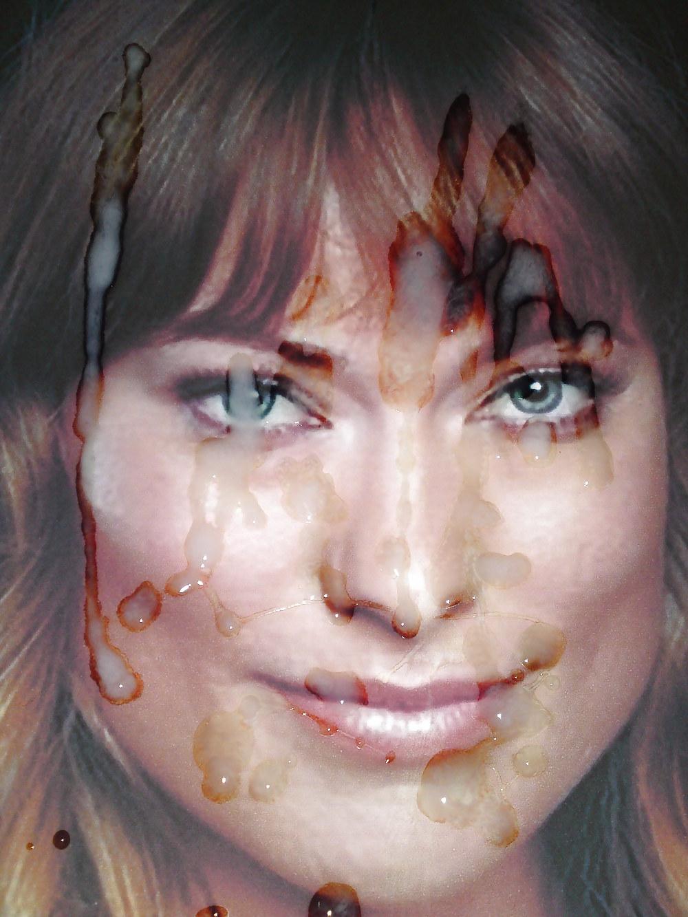 25P OLIVIA WILDE Get a lot of Cum in her Yummy Face by SBLIGHTER