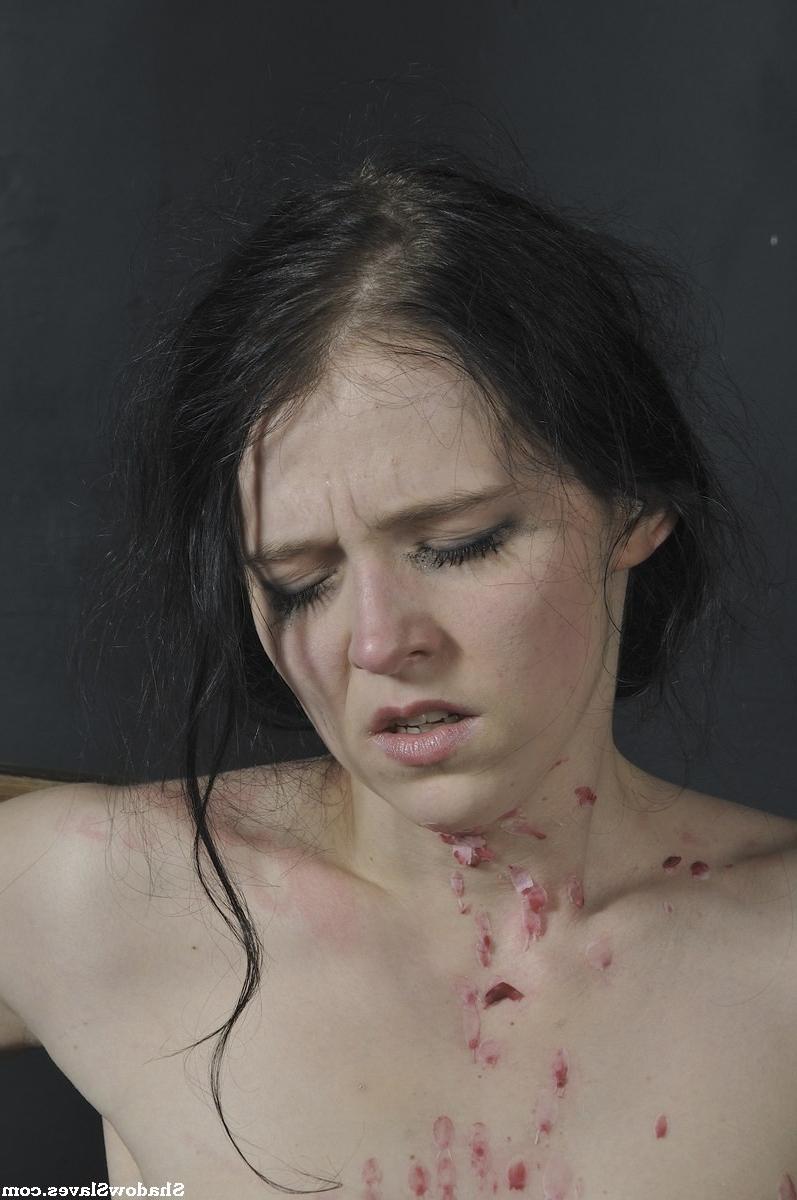16P Kamis hardcore teen bdsm of crying amateur masochist slave girl in wooden stocks