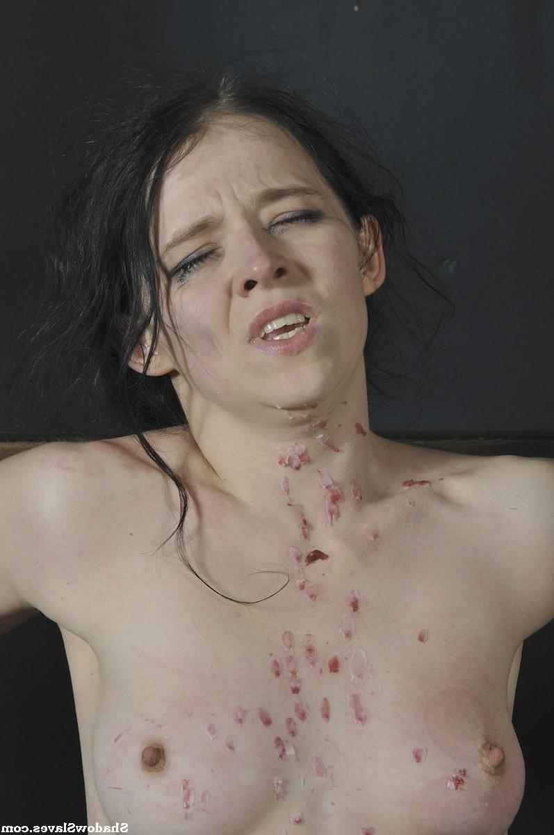 16P Kamis hardcore teen bdsm of crying amateur masochist slave girl in wooden stocks