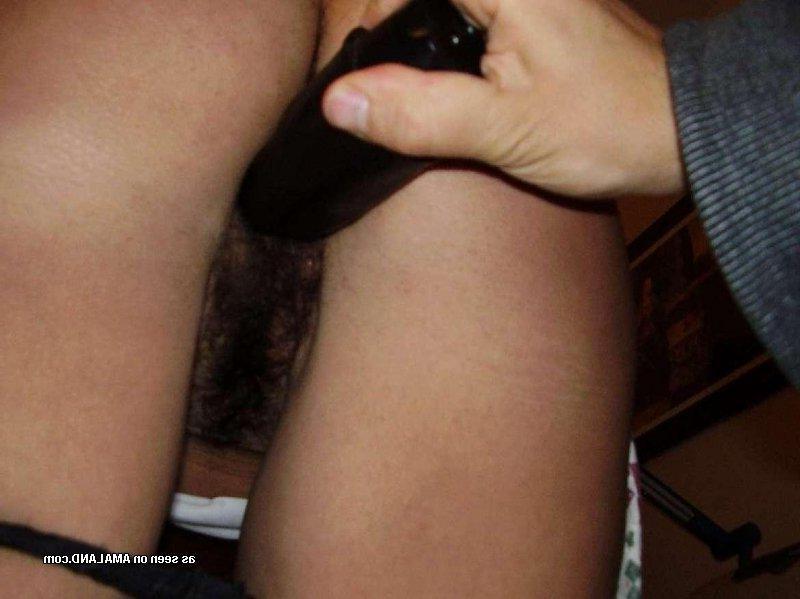 14P Wild blindfolded babe gets stuffed in her hairy ass
