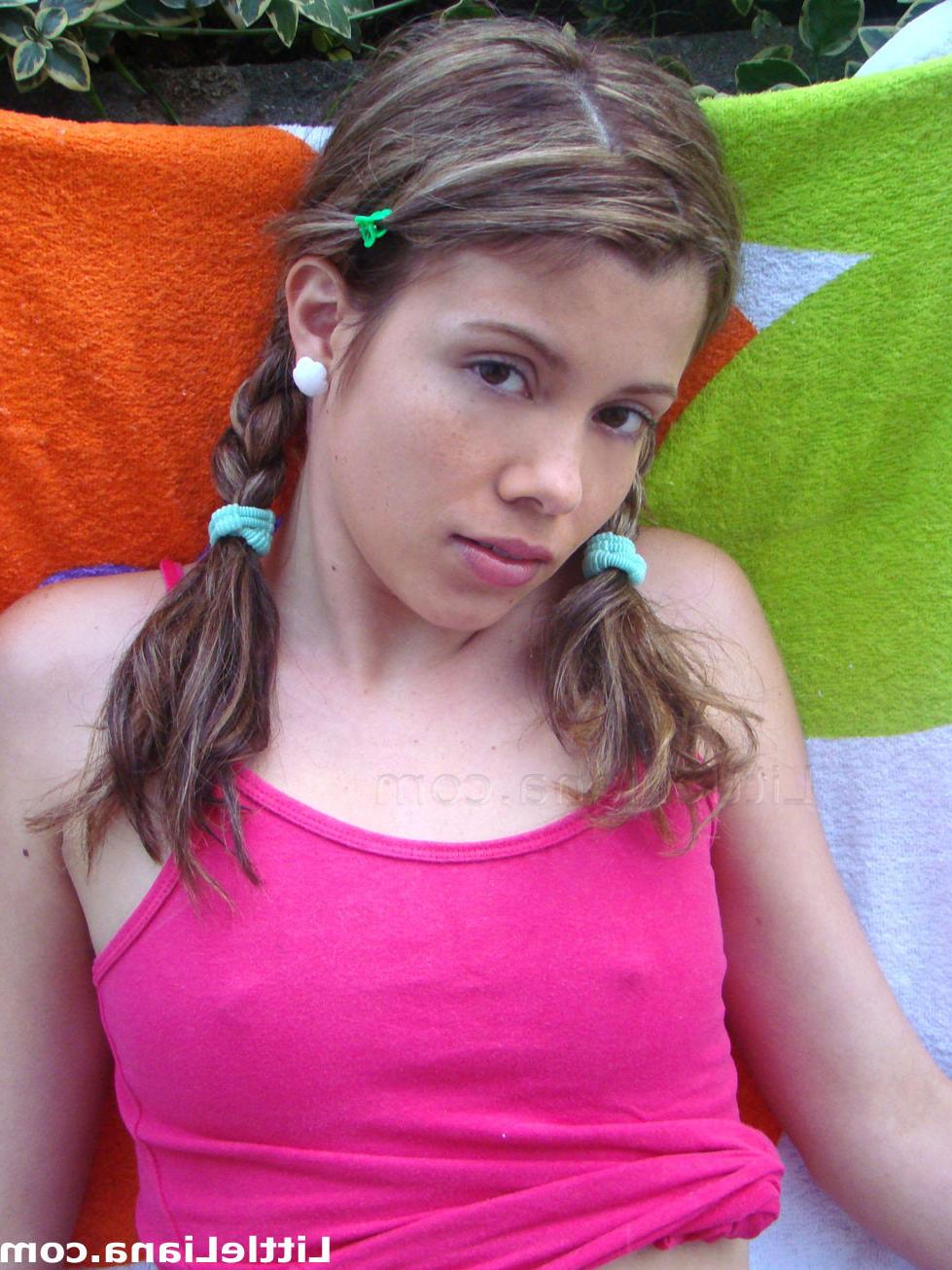 12P Exploited teen from MySpace shows her little love pie.