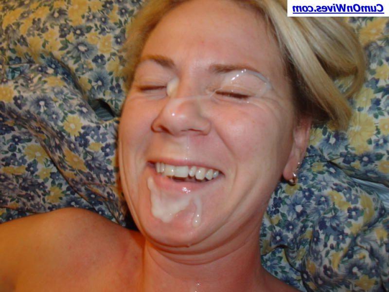 16P Amateur MILFs covered with cum in hot homemade sex pics