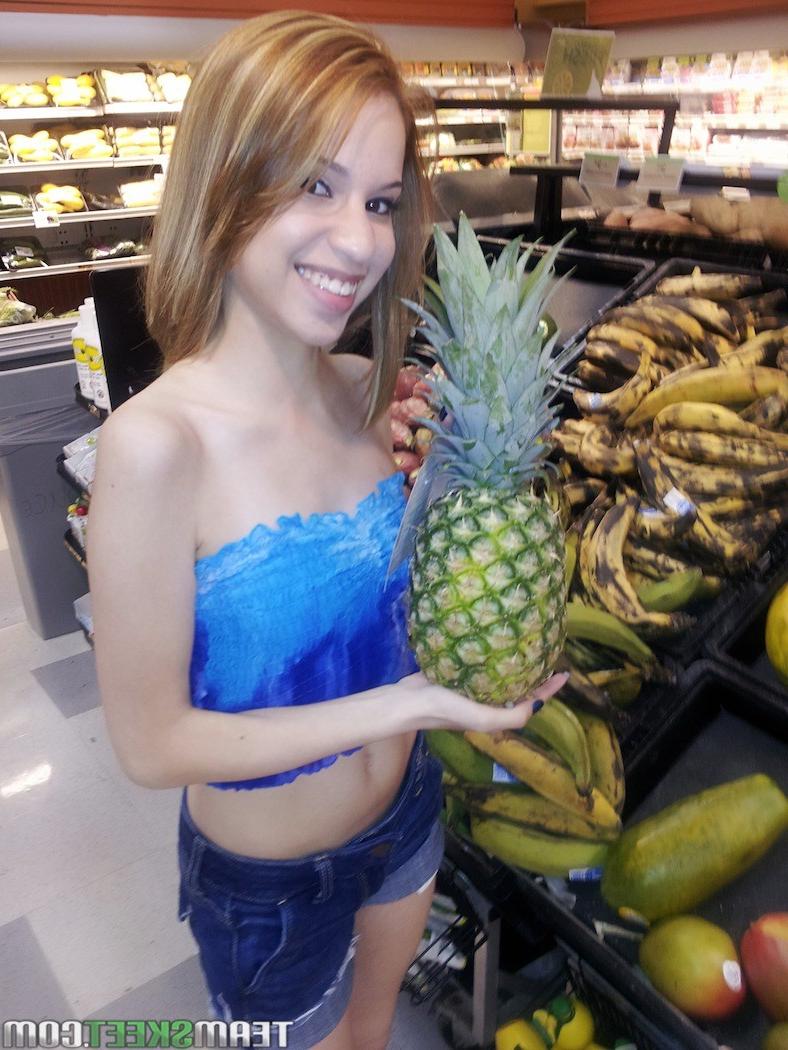 10P Cute amateur petite teen Mae Olsen POV blowjob handjob big cock