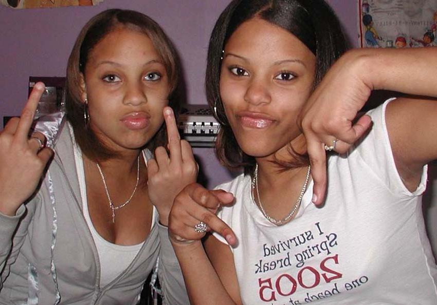 12P Gorgeous babes from the ghetto teasing