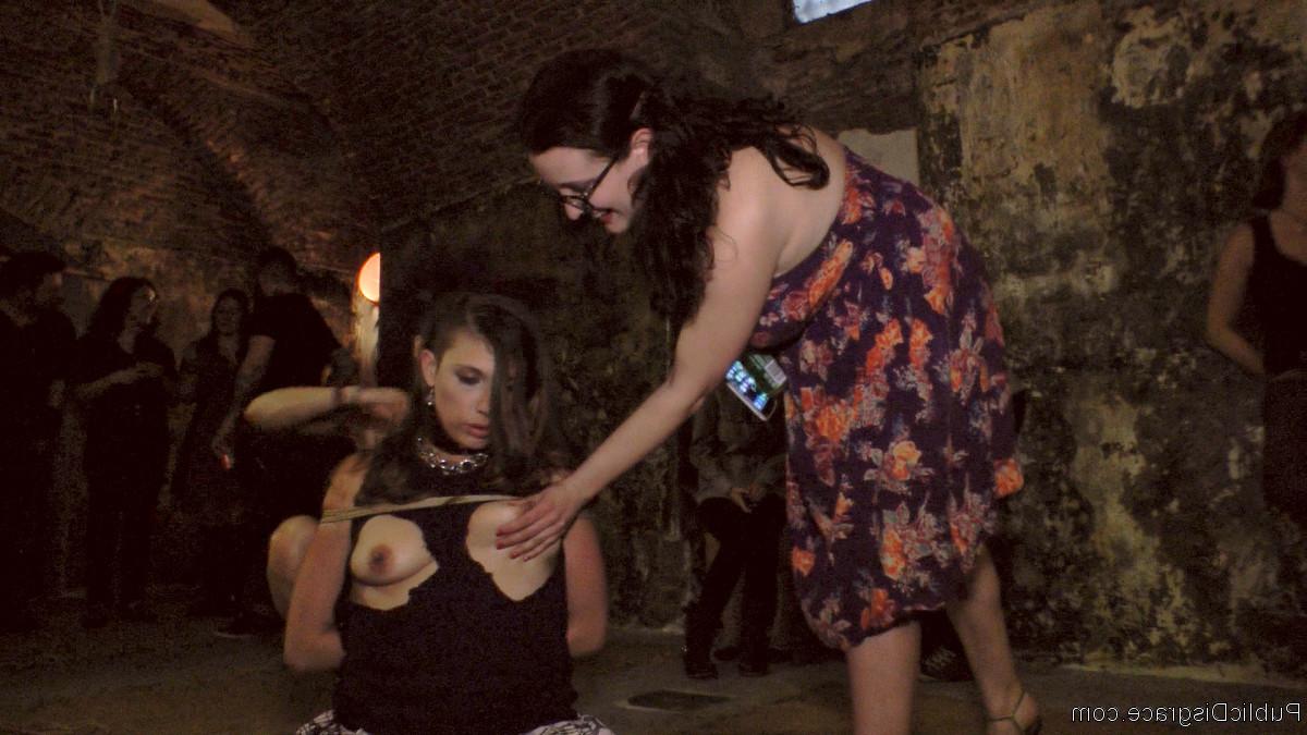 20P Camil Core is humiliated and shamed on the streets of Madrid by gorgeous Dom Sat