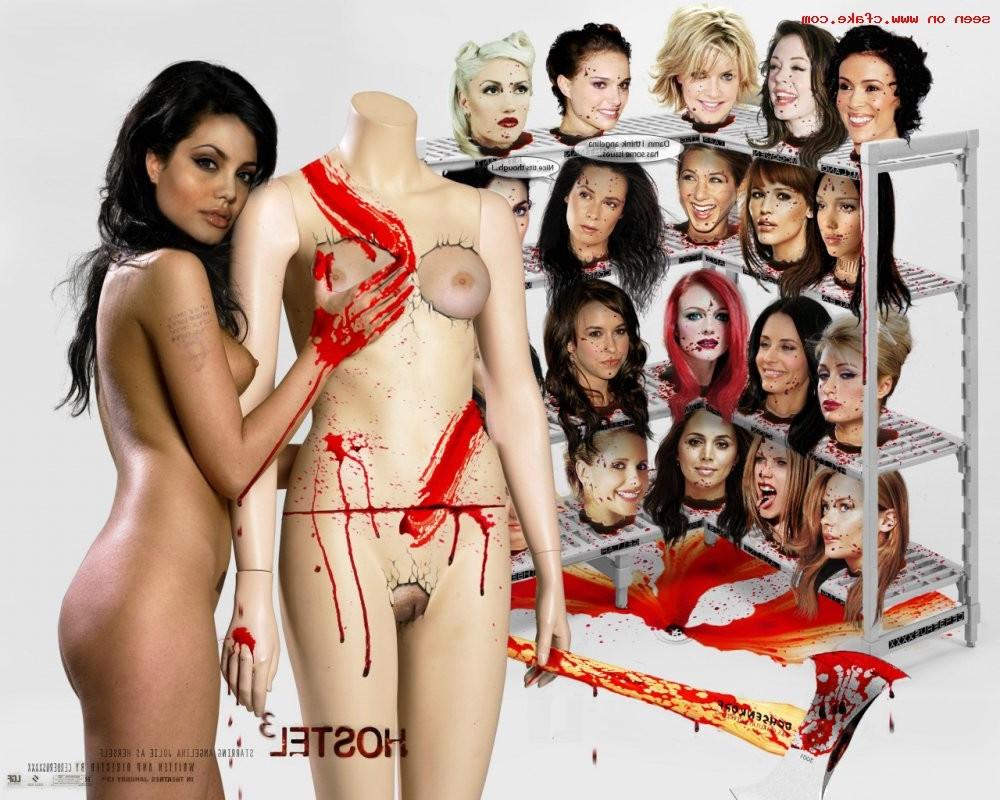 10P Celebrity Angelina Jolie fucked like a real slut in fake photos