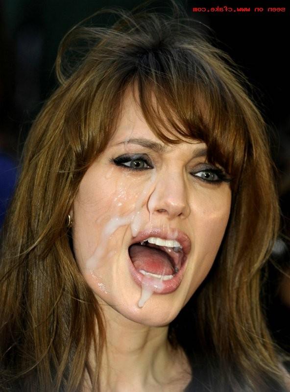 10P Celebrity Angelina Jolie fucked like a real slut in fake photos