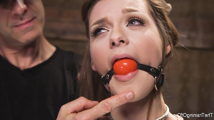 18P Nora Riley is rope bound for spanking and anal sex training by O