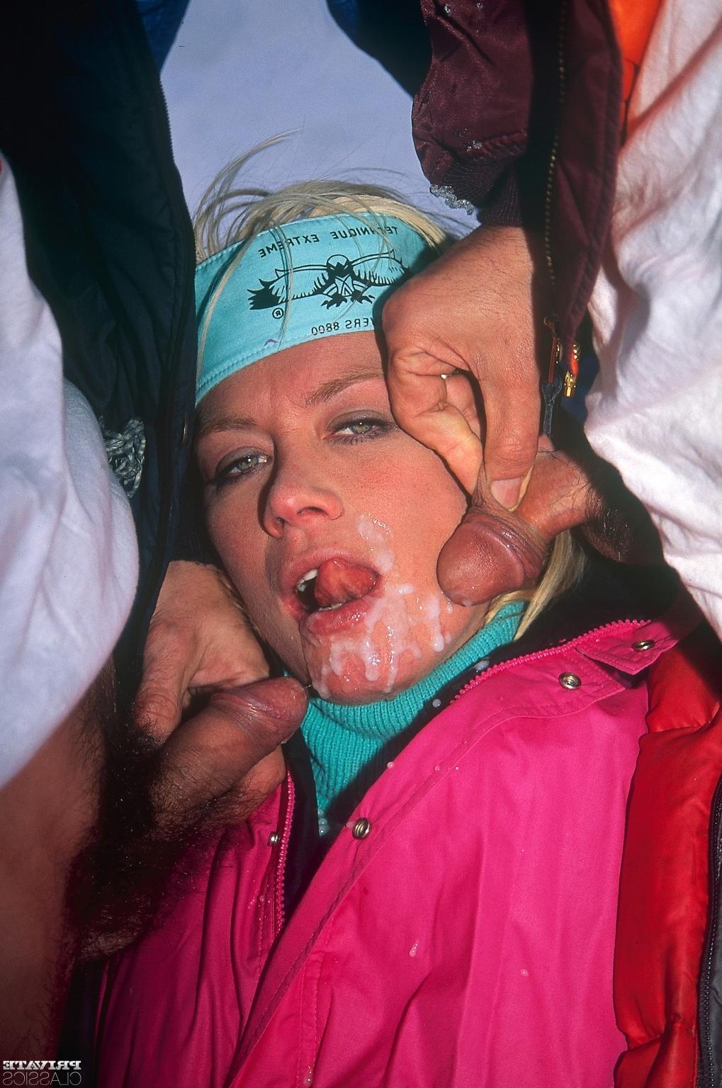 12P Vintage sex orgy in the european mountains