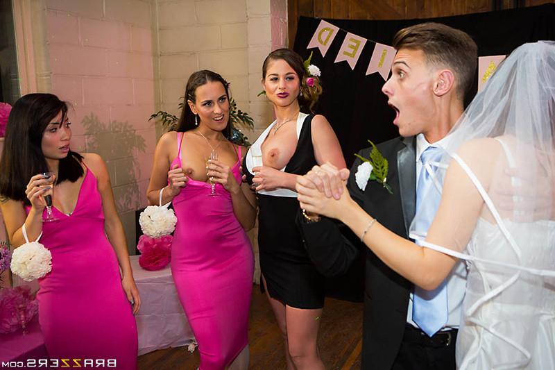15P Fantastic anal threesome sex on wedding
