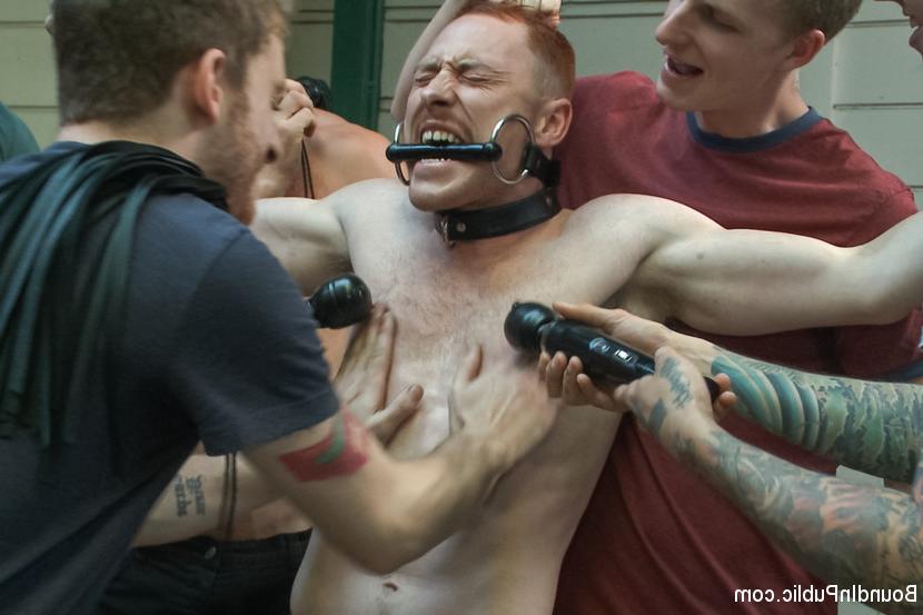 15P Damien has balls tied up &amp;amp; shocked as he's abused and humiliated