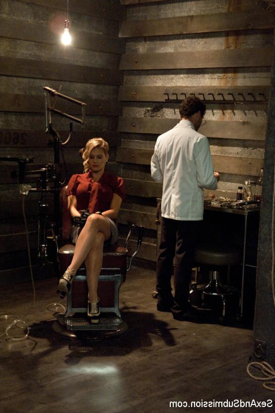 15P Doctor goes to work on her helpless bound body with rough sex!!!