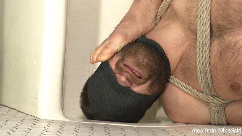 15P Loser gets his head shoved in the urinal before he's fucked!