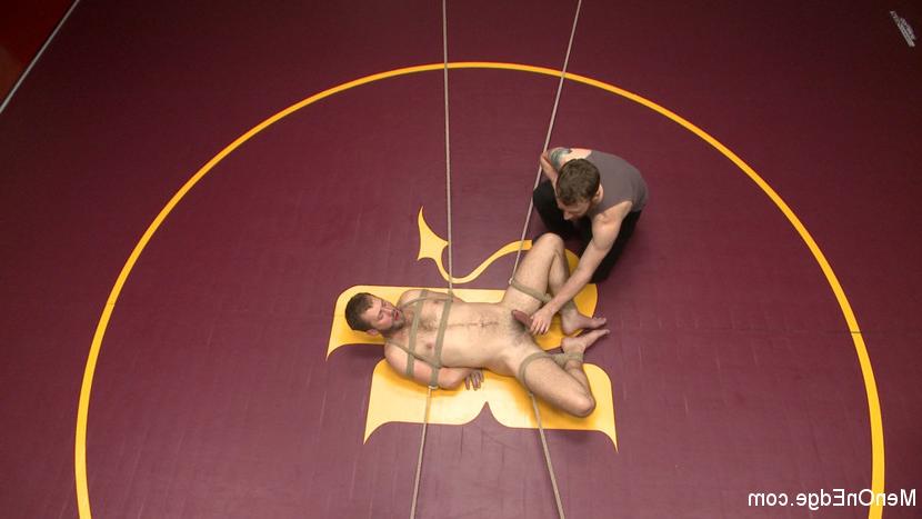 15P Edged in the gym so long that he cums twice
