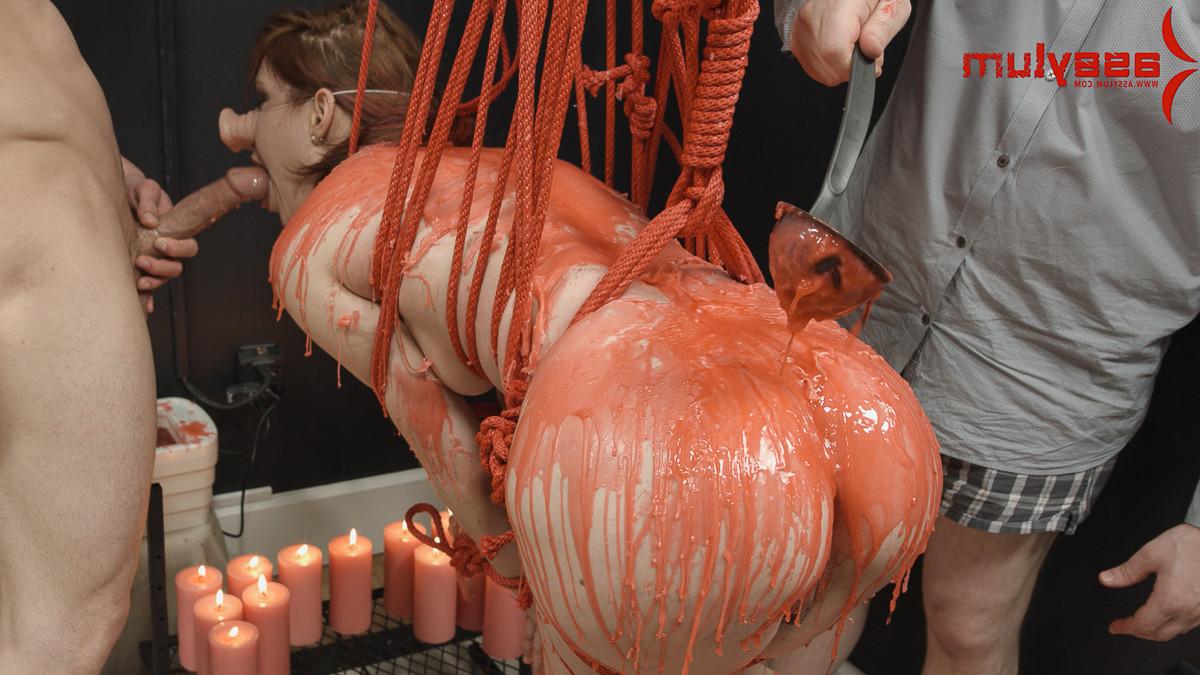 12P Dirty Calico 'the Piggy' Has To Suck Cock and AssFucked in Hot 3some!
