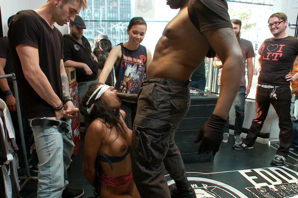 24P Exotic babe in Interracial BDSM Fuck Fest!