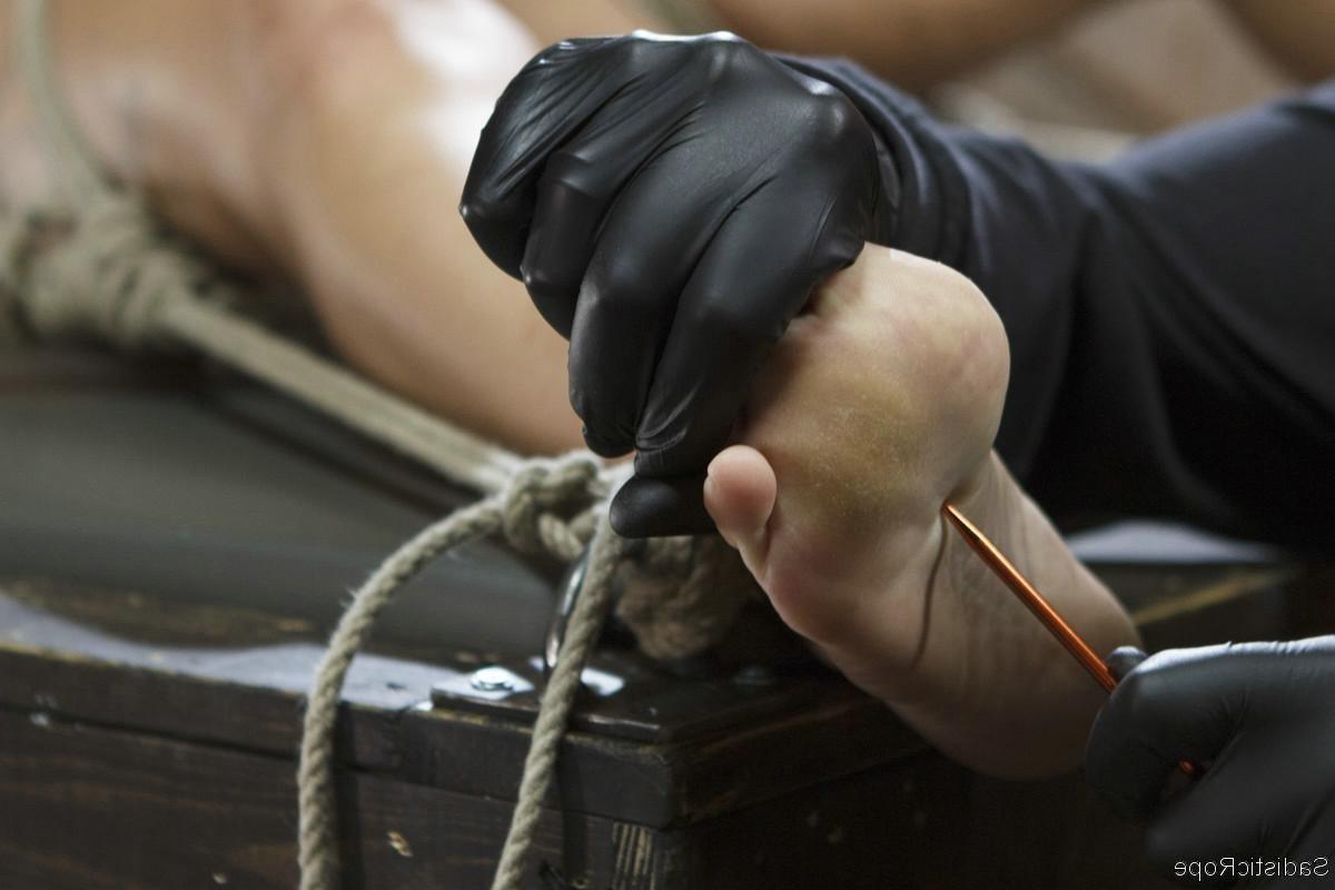 24P Helpless slave girl is Devastated by Extreme Bondage