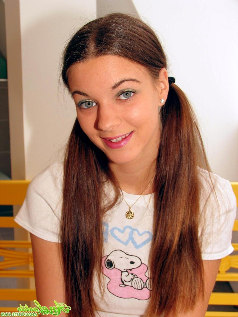 13P Innocent teenage brunette enjoys hard anal fucking