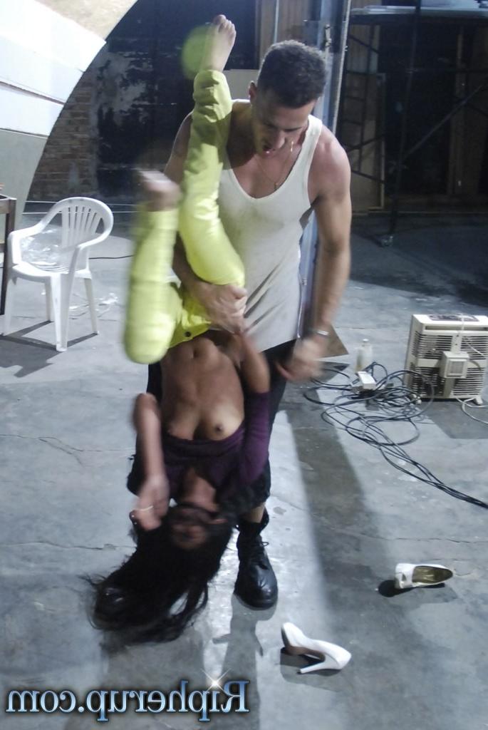 18P Latina gets surprised by stud  forced to open wide legs for a hard pumped