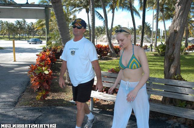 15P Tall blonde teen strips for the captian