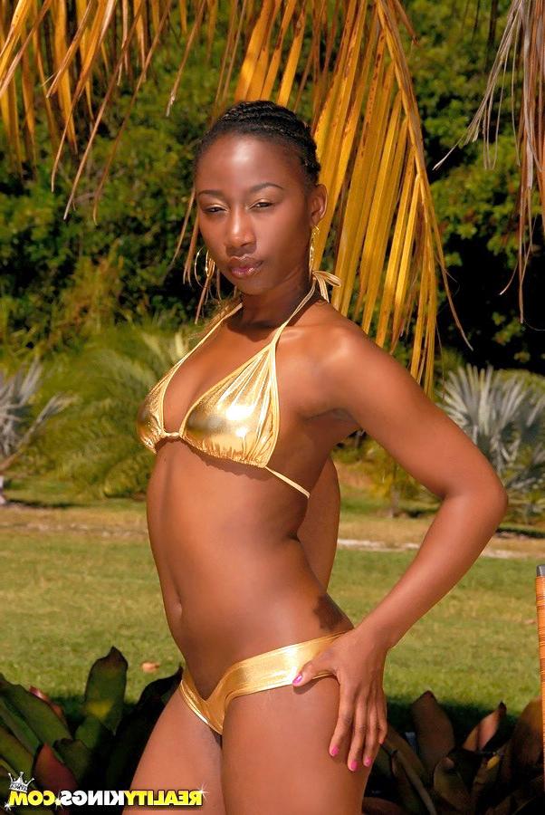 9P Banging b ikini babe gets her black ass perky titty body rammed and creamed afte