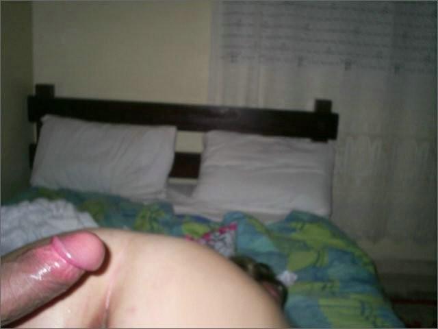 15P Hot faceless chick naked bending over and getting fucked in the ass
