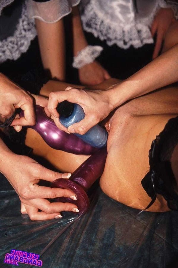 15P Lesbians fucking hardcore anal sex with dildos