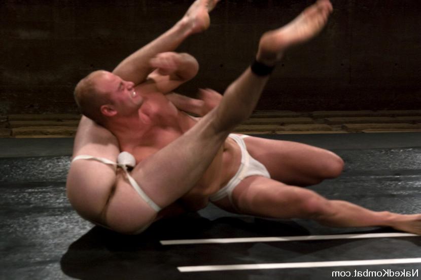 15P Big-cocked first-timer stud fights muscular Southern boy, followed by fucking
