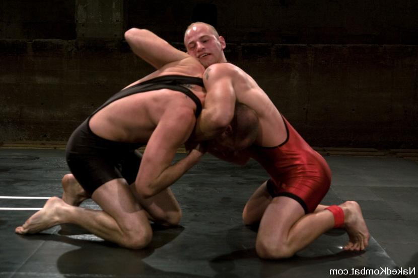 15P Big-cocked first-timer stud fights muscular Southern boy, followed by fucking