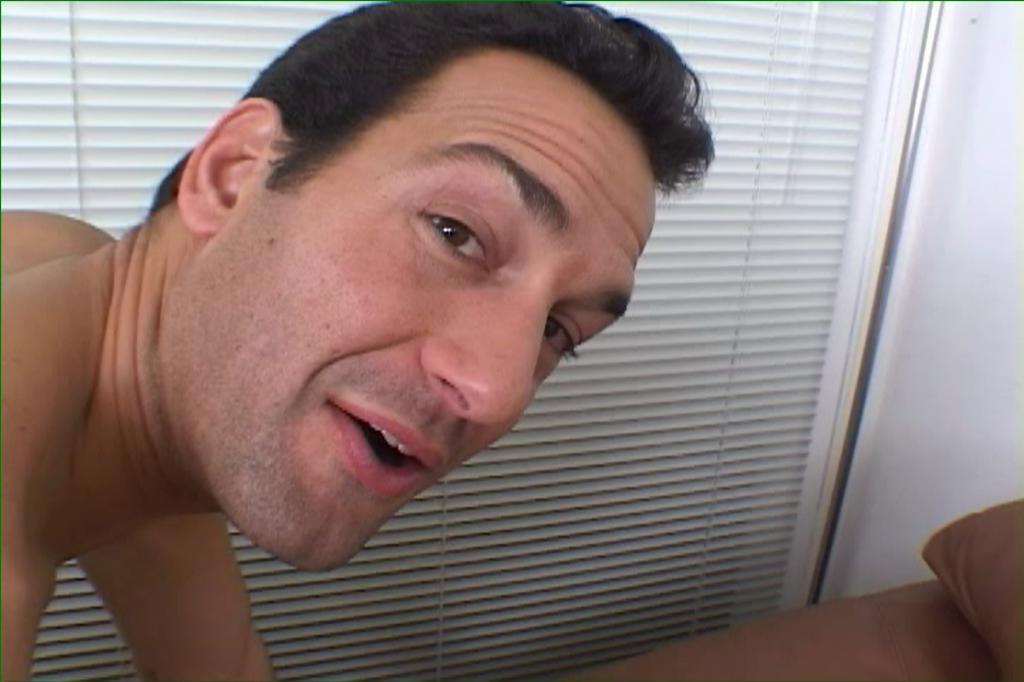 16P A submissive blonde sucking on his big stiff cock