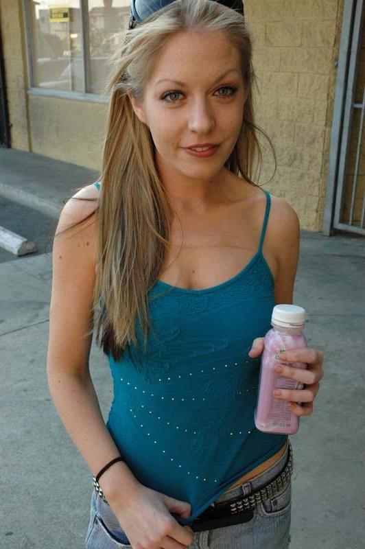 16P Blonde Haley Scott gets DP and gangbanged by black cocks