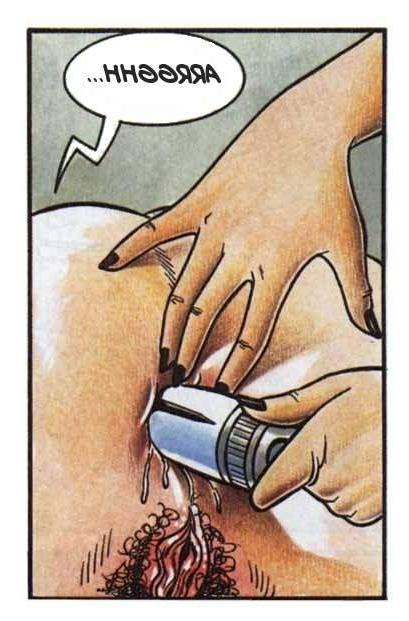 15P massive anal dildo in scared blonde